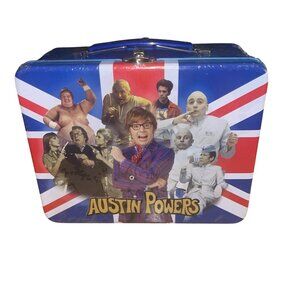 Austin Powers Collectible Tin Lunchbox With Union Jack Design
